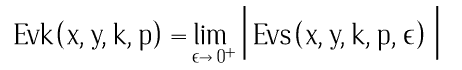 Function Evk with limit.