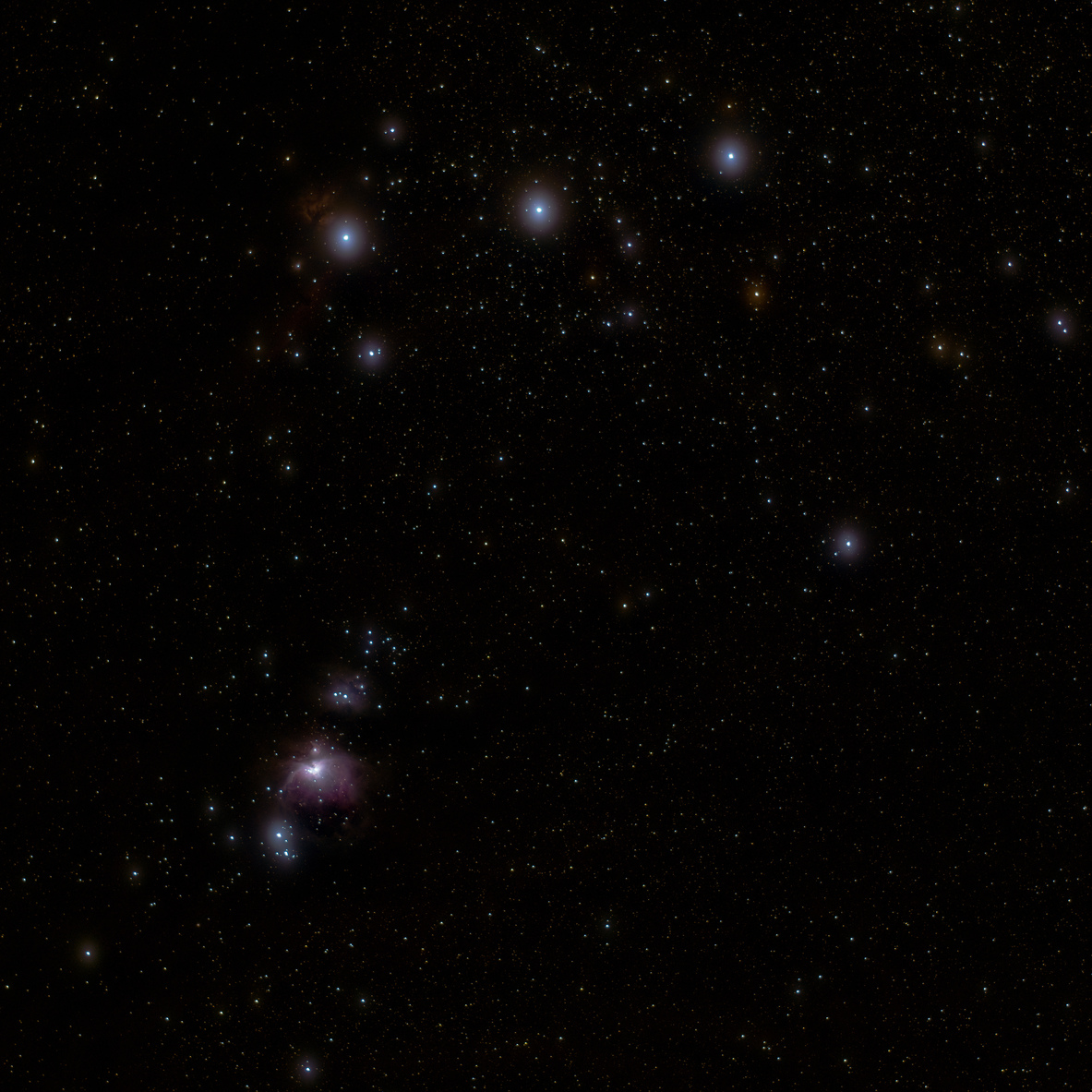 Orion with 135mm preview