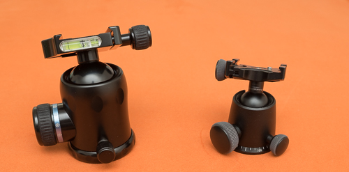 Sirui K-30x (left) and Joby Ballhead X (right)